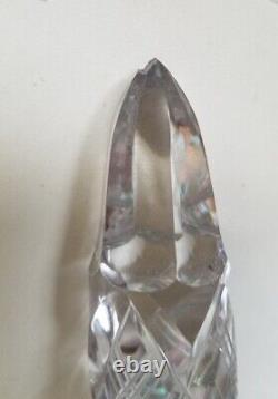 Massive Size Crystal Spire Decanter Liquor Cut Glass Bohemia Make OFFER