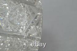 Meriden Alhambra ABP American Brilliant Cut Crystal Whiskey Bottle / Decanter