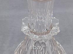 Mid 19th Century Bohemian Biedermeier Period Hand Blown Cut Glass Decanter B