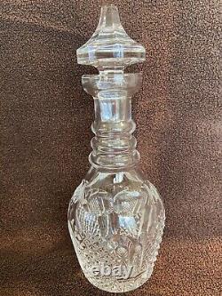 Mint Waterford Society Crystal DESMOND (2004) 3 Ring Decanter 11 1/2