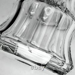 Moser Fine Crystal Decanter with Stopper Diplomat Collection Hand Cut Art Glass