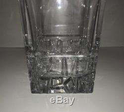 NEW Tiffany & Co Rock Cut Signed Contemporary Crystal Alcohol Decanter Stopper