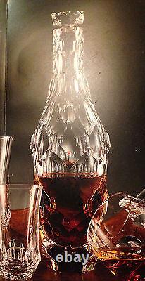NEW in BOX RARE MUEHLING STEUBEN Glass TORTOISE FULL CUT DECANTER HEART Crystal