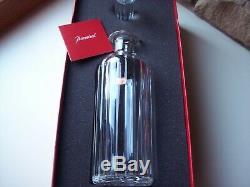 NIB BACCARAT FRENCH CUT CRYSTAL HARMONIE ROUND DECANTER WithSTOPPER