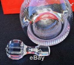 NIB Baccarat Crystal Decanter with Stopper Nancy Pattern Original Box Made France