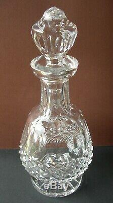 NICE 1st QUALITY WATERFORD CRYSTAL COLLEEN CUT FOOTED BRANDY DECANTER 12.5 HIGH