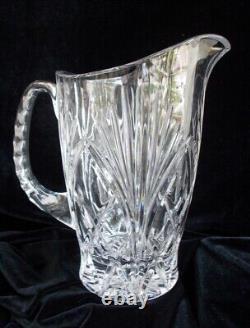 Nachtmann Crystal Pitcher with 6 Traube Highball Glasses(3229) Perfect Condition