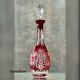 Nachtmann Decanter Traube Ruby Red Cut To Clear German Vintage Ruby Decanter 15