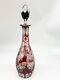 Nachtmann Traube Cut Crystal Wine Decanter Cranberryclear Withneck Design &stopper