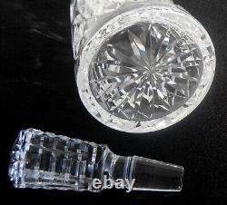 New in BOX Elegant 1960s Vintage Waterford Lead Crystal Wine/Liquor Decanter