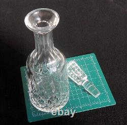 New in BOX Elegant 1960s Vintage Waterford Lead Crystal Wine/Liquor Decanter
