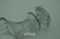 Old Baccarat Whiskey Decanter Cut Crystal Cave Bottle S. 823 Catalog 1916 France