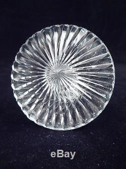 Old Hawkes Cut Glass Crystal 3 Ring Wine Decanter GL