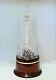Piers Hart Crystal Hogget Port Decanter & Sterling Silver Banded Mahogany Stand