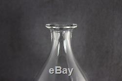 Pre-owned Signed Baccarat France Massena Pattern Cut Crystal Decanter 11 Inch