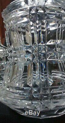 Pair Antique Cut Crystal Brillant Glass Decanters Rare Extraordiary, Dorflinger