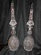 Pair Of Big Cut Glass Decanters