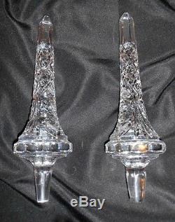 Pair of Big Cut Glass Decanters
