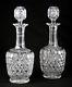 Pair Of Cut Crystal Decanters Probably Baccarat