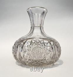 Pairpoint Nevada American Brilliant Cut Glass Water Jug Carafe