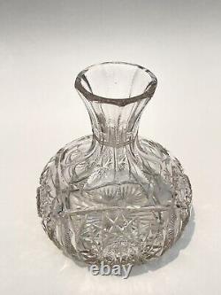 Pairpoint Nevada American Brilliant Cut Glass Water Jug Carafe
