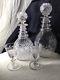 Pittsburgh Glass Decanters And Stems Early 1830 To 1850 Cut