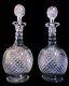 Pr Abp Brilliant Cut Glass Crystal Decanter Bottles Jugs Strawberry Diamond 13