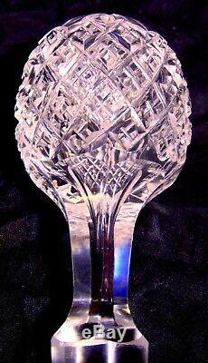 Pr ABP Brilliant Cut Glass Crystal Decanter Bottles Jugs Strawberry Diamond 13