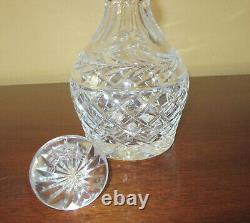 Pretty Cut Crystal Vintage Waterford Glendore Decanter, Gorgeous Shine