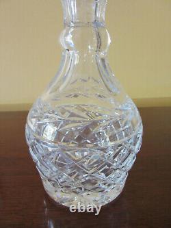 Pretty Cut Crystal Vintage Waterford Glendore Decanter, Gorgeous Shine