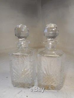 Quality 2 Bottle Tantalus, Decanter Set ref 4264