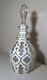 Quality Antique White Cut To Clear Czech Bohemian Crystal Glass Decanter Bottle