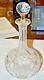 Rare Abp Brilliant Cut Glass Glass Crystal Wine Decanter Liquor Bottle 043