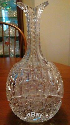 RARE Libbey signed ELLSMERE double spout decanter STUNNING