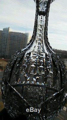 RARE Libbey signed ELLSMERE double spout decanter STUNNING