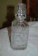 Rare Waterford Crystal Strawberry Square Master Cutter Spirits Decanter