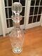 Rare Waterford Millenium Love Cut Crystal Whiskey Decanter & Stopper 12.5