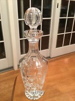 RARE Waterford Millenium LOVE Cut Crystal Whiskey Decanter & Stopper 12.5
