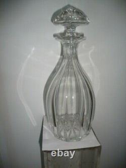 Rare American H. P. Sinclaire & Co. (190428) cut crystal DECANTER & stopper MINT