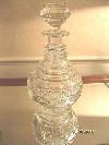 Rare Antique Abp Cut Glass Ships Decanter Withdraped Pattern. Execllent Condition