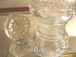 Rare Antique ABP Cut Glass Ships Decanter WithDraped Pattern. Execllent Condition