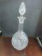 Rare Antique French Baccarat Nimes Crystal Glass Liquor Decanter