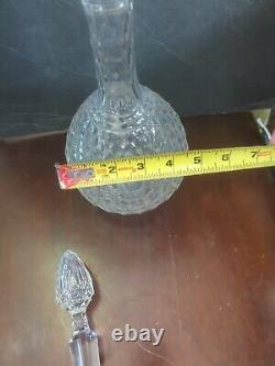 Rare Antique French Baccarat Nimes Crystal Glass Liquor Decanter