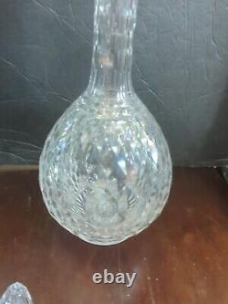 Rare Antique French Baccarat Nimes Crystal Glass Liquor Decanter