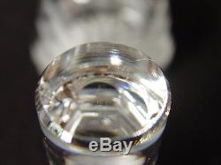 Rare Edinburgh Cut Crystal glass THISTLE Round 26oz WINE Decanter Scotland NR