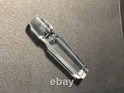 Rare Vintage MCM Crystal Glass Starburst Decanter Cut Star Glass 12.25 RARE HTF