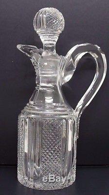 Rare Waterford HIBERNIA Pitcher or Wine Decanter Master Cut with Stopper 12