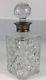 Roberts & Dore Ltd 1968 Solid Silver Mounted Glass Decanter 25cm In Height