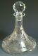 Royal Brierley Crystal Honeysuckle Ships Decanter / Decanters 9 1/2 (1st)