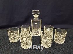 Royal Doulton Seasons Boxed 7 piece Crystal Decanter Set